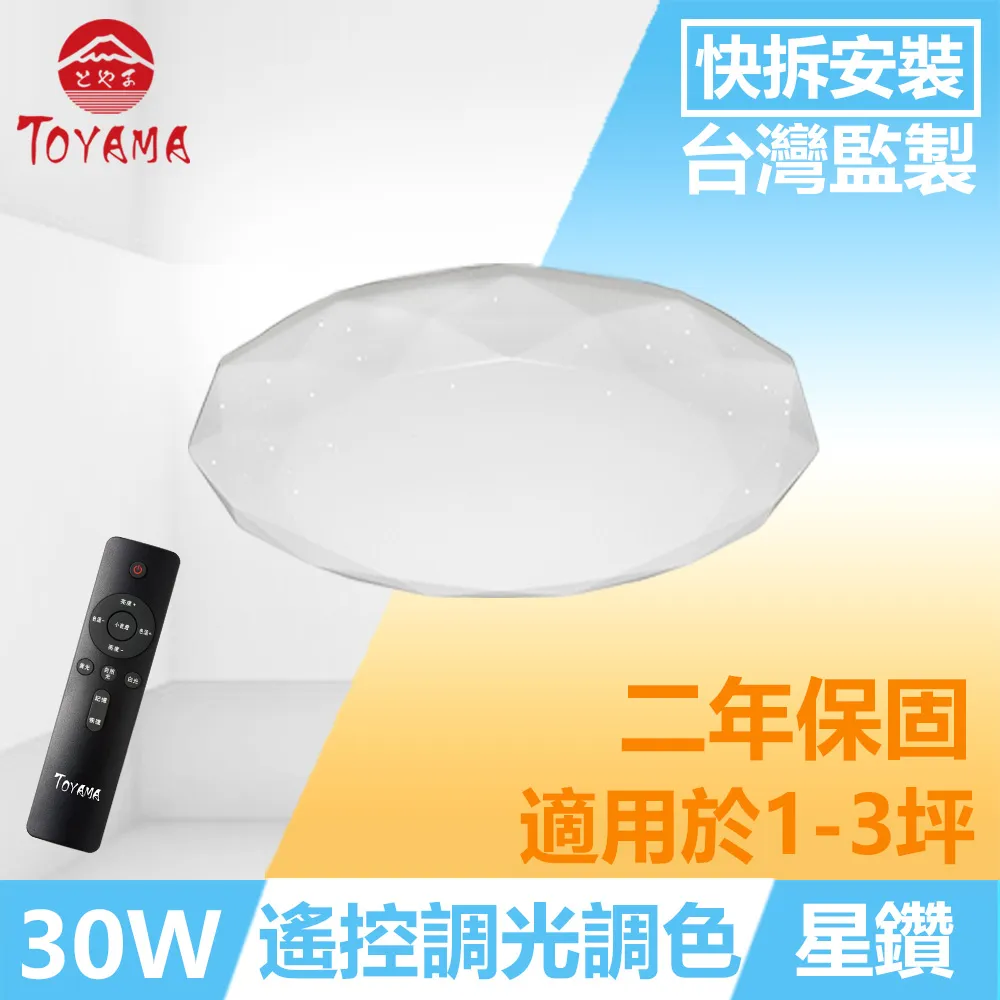 TOYAMA特亞馬 30W黑鑽戶外防水LED紅外線感應投射燈 2入組(白光、黃光任選) 歷史價格詳細信息