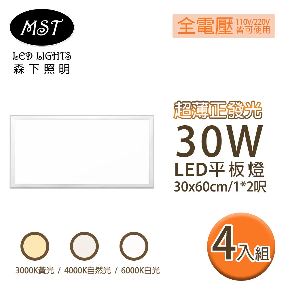MST 超薄高亮4段開關調光平板燈60*60 白光2入 歷史價格詳細信息
