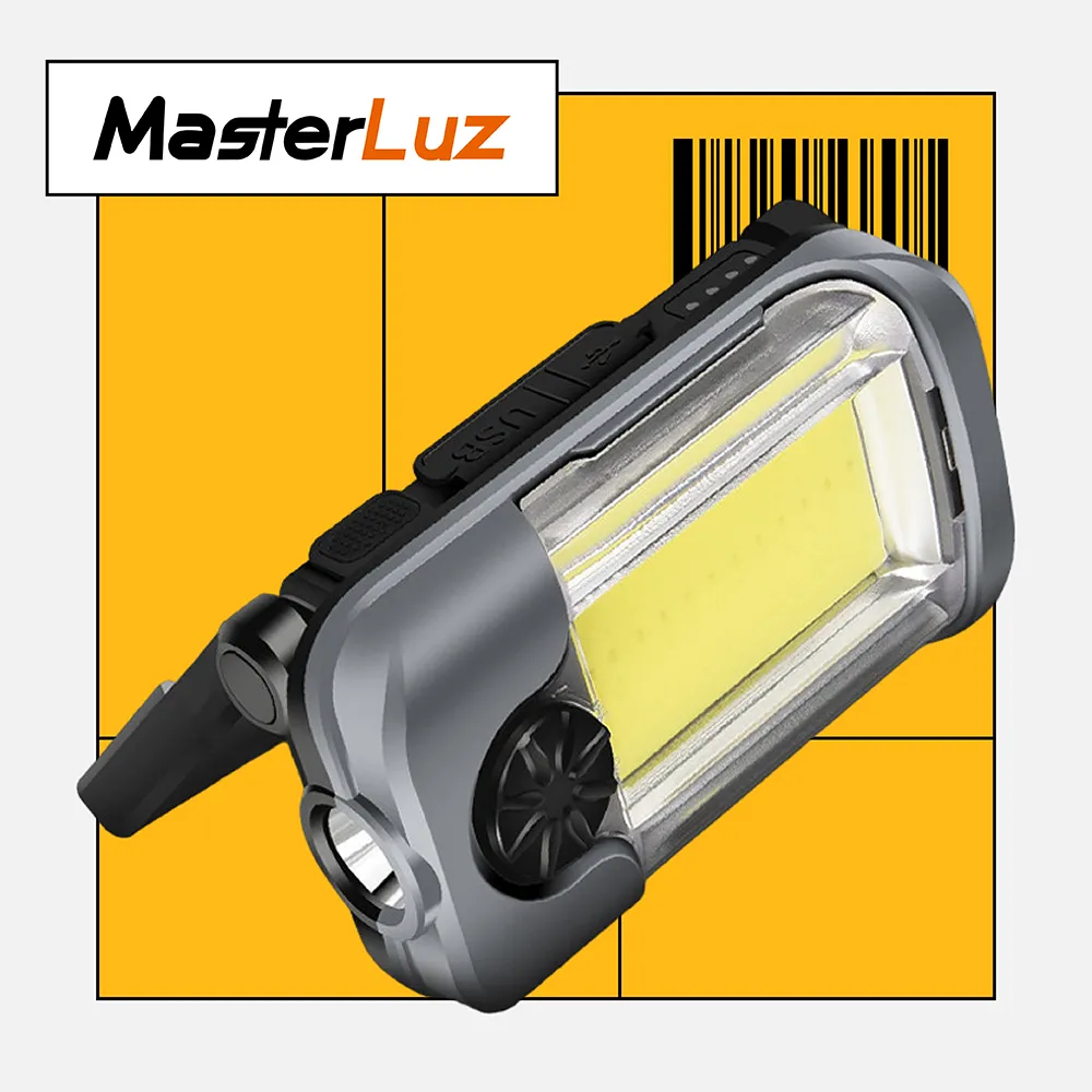 【MasterLuz】G47 USB充電COB雙光源工作燈(可磁吸 無段調光 180度可調支撐架) 歷史價格詳細信息