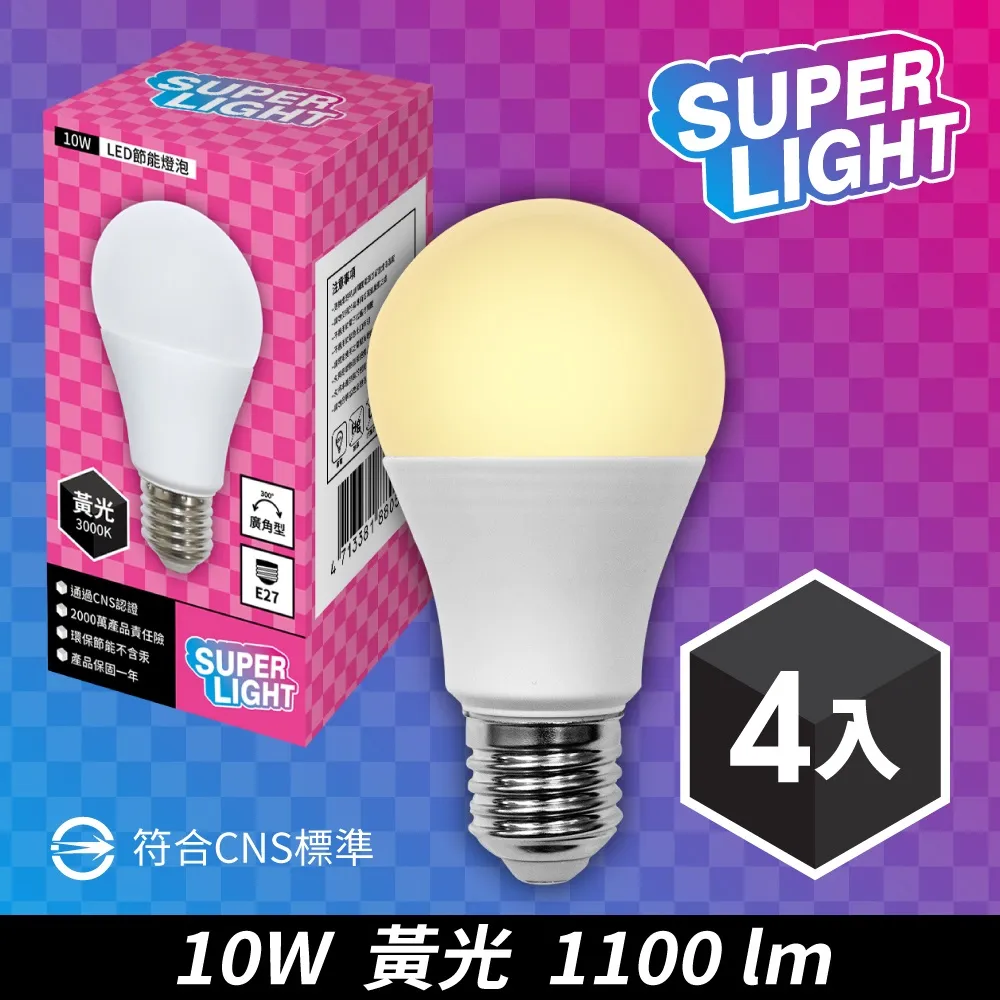 【美國TCP】SUPERLIGHT系列-10瓦黃光LED高亮版節能燈泡-12入 歷史價格詳細信息