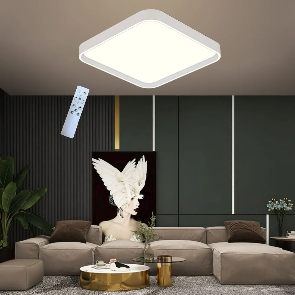 LED 60W 調光調色吸頂燈附遙控器 L388-QR(小夜燈功能/可換式燈盤/壁切4段) 歷史價格詳細信息