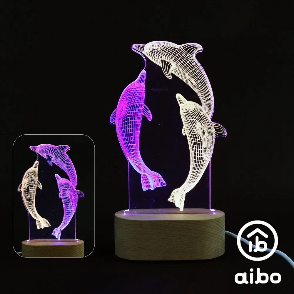 3D立體圖案 原木底座 雙色燈片USB小夜燈(線控開關)-小熊 歷史價格詳細信息