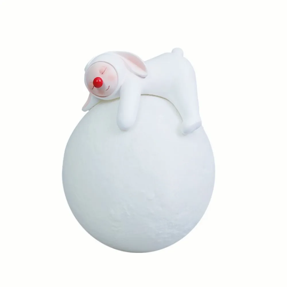 月亮小夜燈可愛小帕臥室床頭睡眠燈ins迷你小檯燈兒童伴睡夜燈 歷史價格詳細信息