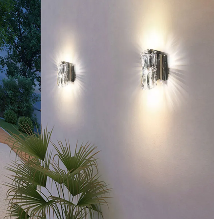 H&R安室家 10*47cm大LED米歇爾水晶壁燈ZA0229 歷史價格詳細信息