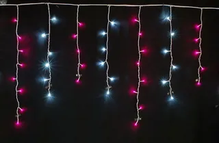 【白光】LED冰條燈+附閃爍控制器+可串接尾插 (窗簾燈/聖誕燈)~星星燈、裝飾燈、流星燈串、燈飾、樹燈、燈泡燈管 歷史價格詳細信息