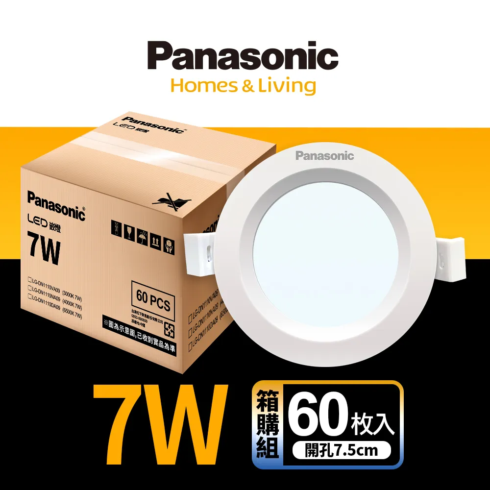 【Panasonic 國際牌】60入 LED 16W崁燈 15CM 全電壓 (白光/自然光/黃光) 歷史價格詳細信息
