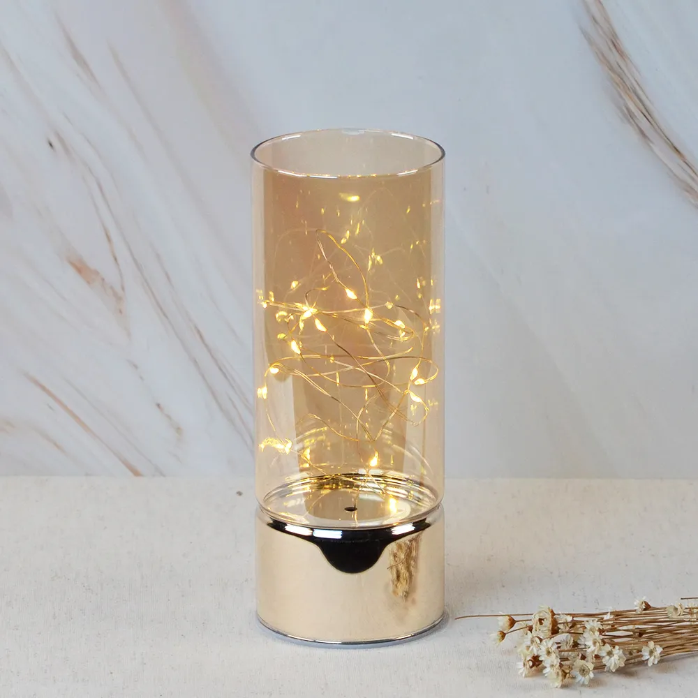 【YU Living】LED 永生花束裝飾玻璃盅 乾燥花束玻璃鐘罩 (高22cm/圖片色) 歷史價格詳細信息