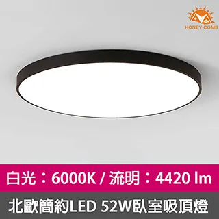 HONEY COMB 簡約臥室客廳吸頂燈LED 52W白光 V3922W 歷史價格詳細信息