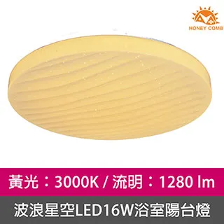 【Honey Comb】浴室陽台燈LED 24W白光吸頂燈(V1892W) 歷史價格詳細信息