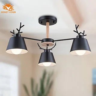 Honey Comb 北歐風原木半吸頂三燈 HC-20258 歷史價格詳細信息