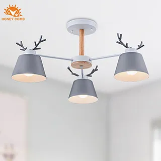 Honey Comb 北歐風原木半吸頂三燈 HC-20258 歷史價格詳細信息