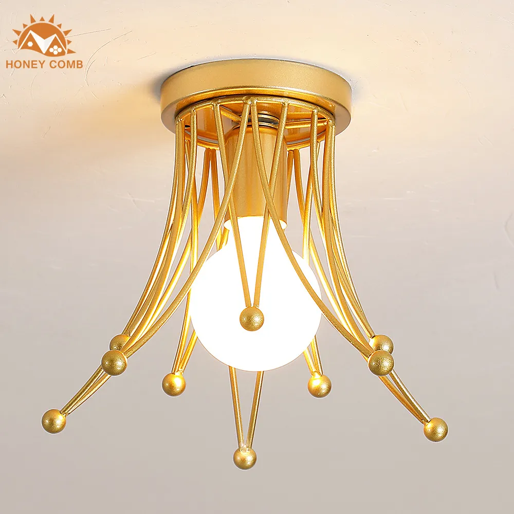 【Honey Comb】北歐簡約皇冠吸頂玄關燈(KC2164) 歷史價格詳細信息