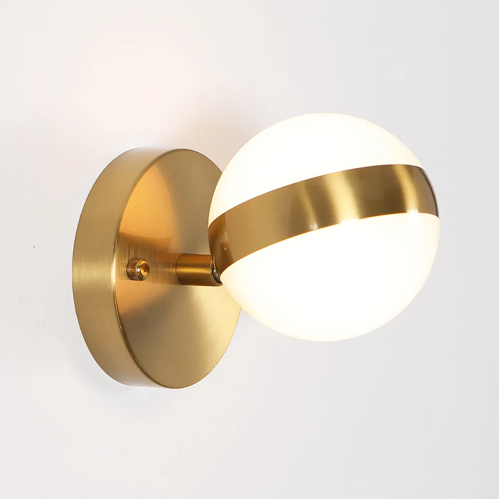 北歐簡約壁燈法式太空時代中古風包浩斯臥室床頭走廊壁燈 歷史價格詳細信息