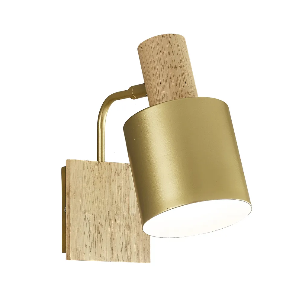 北歐原木小壁燈創意個性床頭日式溫馨浪漫臥室背景牆胡桃木壁燈 歷史價格詳細信息