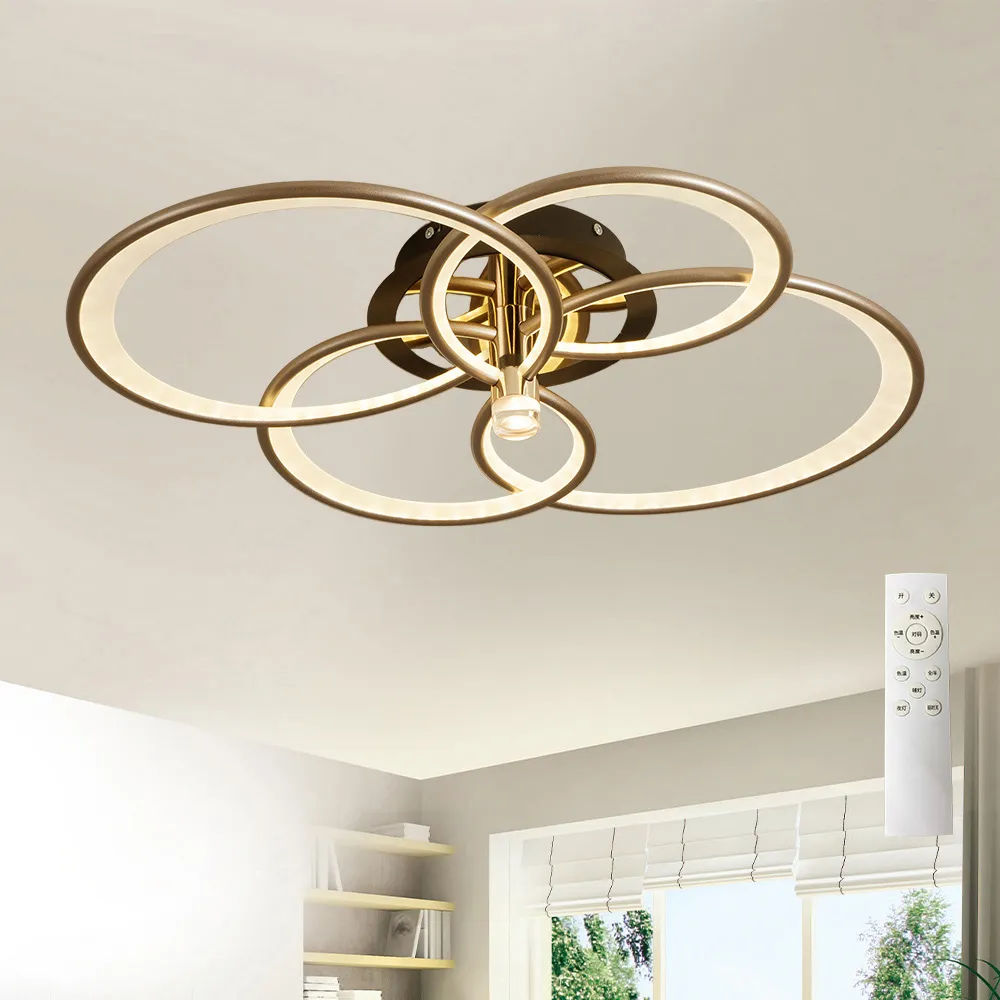 【Honey Comb】北歐圓滿LED60W遙控調光調色客廳吸頂燈(V2663．V2664) 歷史價格詳細信息