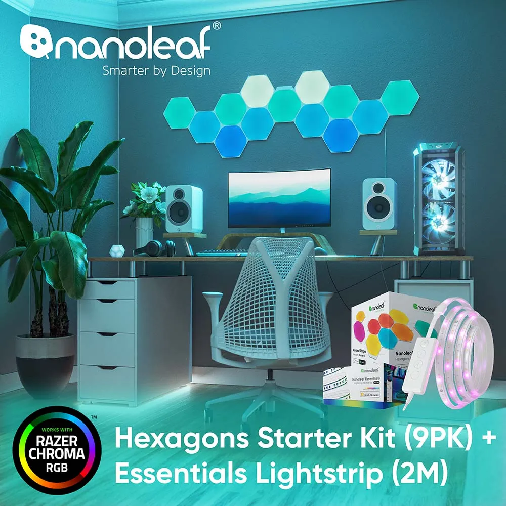 Nanoleaf 智能燈帶2M*2組+1M擴充組-RAZER 雷蛇御用燈條 歷史價格詳細信息