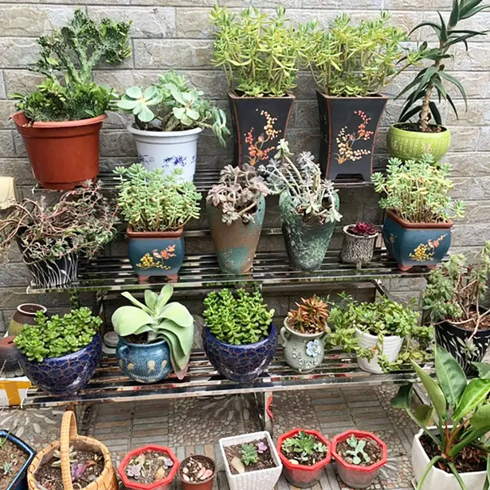 北斗星 不鏽鋼花架  加厚四層長100釐米 歷史價格詳細信息