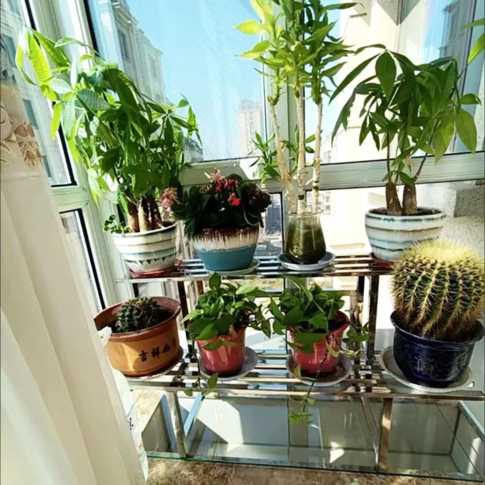 北斗星 不鏽鋼花架  加厚四層長100釐米 歷史價格詳細信息