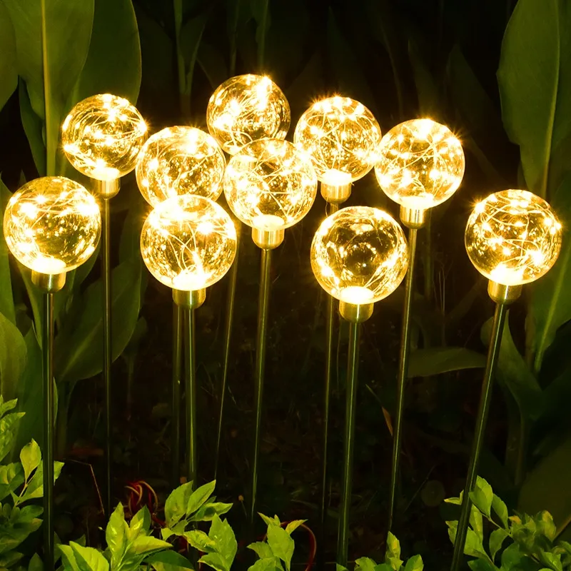 【裝飾燈大師】LED庭園插地燈-銅線球-暖白光 歷史價格詳細信息