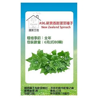 A96.新貴香甜菠菜種子6克(約80顆) 價格比較,價格查詢,歷史價格詳細信息