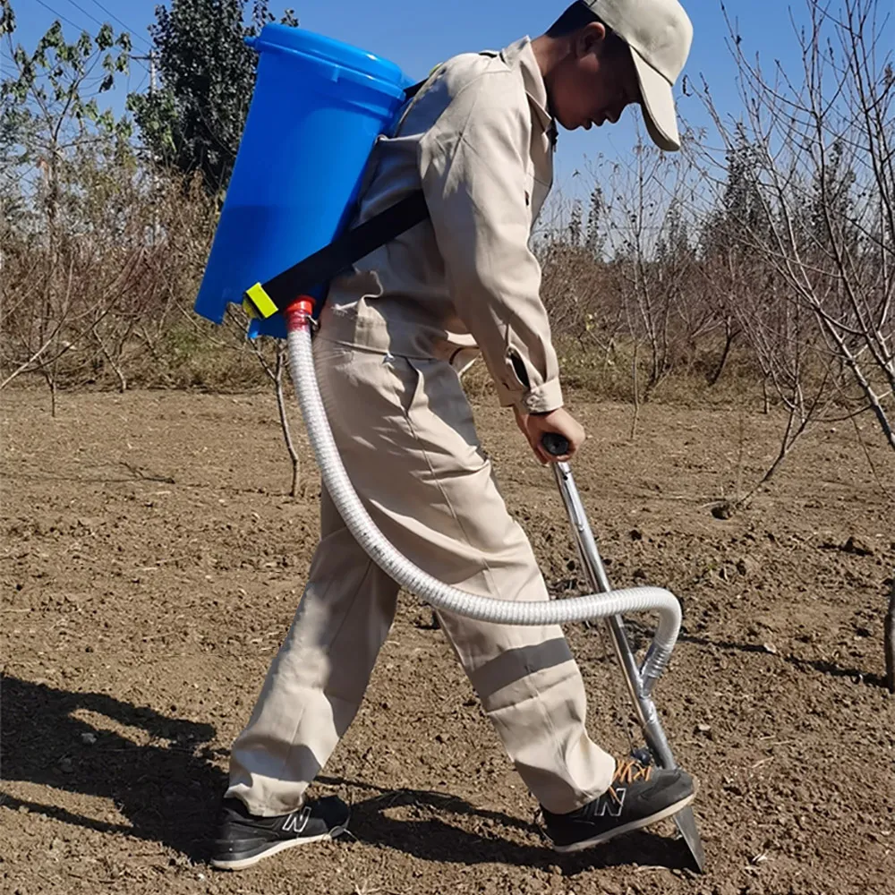 果樹施肥器 施肥機 追肥器 施肥神器 果園農用 施肥工具 鐵鍬施肥器硬地 歷史價格詳細信息