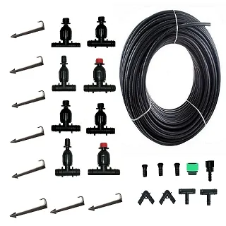 16mm PE管20公尺與40個16mm水管連接式滴灌套裝組合 歷史價格詳細信息