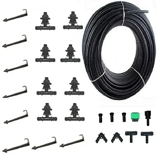 16mm PE管20公尺與40個16mm水管連接式滴灌套裝組合 歷史價格詳細信息