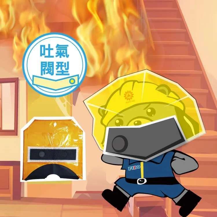 【正德防火】逃生應急防煙防火面罩(吐氣閥型│台製) 歷史價格詳細信息