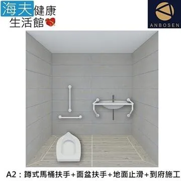 【安博森 海夫】無障礙施工 浴室超值組-坐式馬桶扶手+面盆扶手+地面止滑+到府施工 (A1) 歷史價格詳細信息