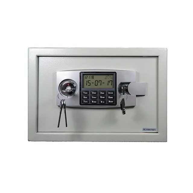 小型全功能保險箱灰色款(50TG)金庫/防盜/保險櫃/電子式密碼鎖/鑰匙鎖 歷史價格詳細信息