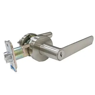 JBX213 加安 浴廁鎖 磨砂銀色 內側自動解閂 安裝60mm 門厚30-42mm 無鑰匙 價格比較,價格查詢,歷史價格詳細信息