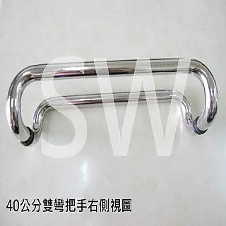 ID011 單彎把手 45cm 白鐵色 二折把手 玻璃門把手 不鏽鋼把手 歷史價格詳細信息