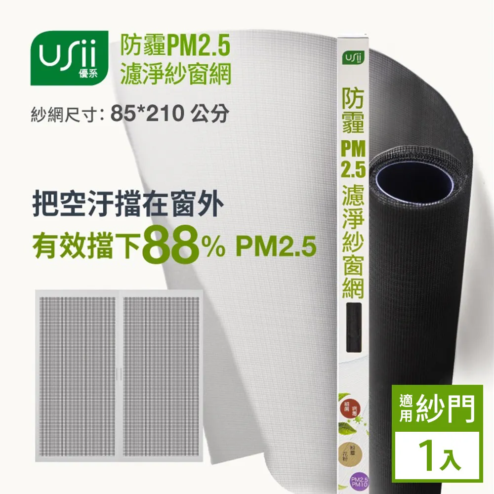 Usii 防霾PM2.5濾淨紗窗網(窗用)-85x110cm-2入組 歷史價格詳細信息