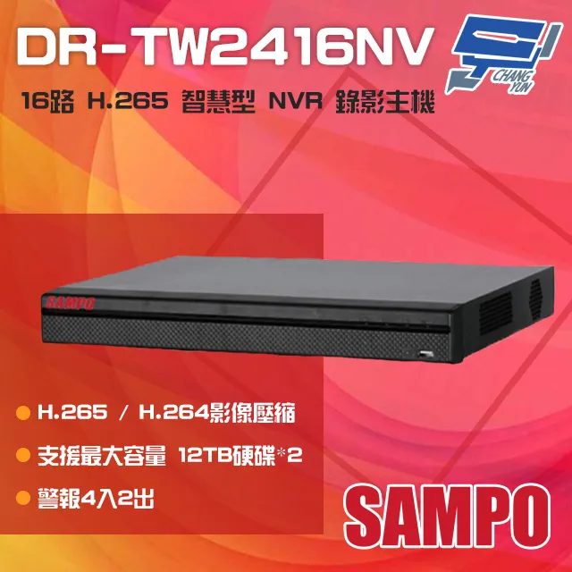SAMPO 聲寶 H.265 16路 智慧型 五合一 XVR 錄影主機 歷史價格詳細信息
