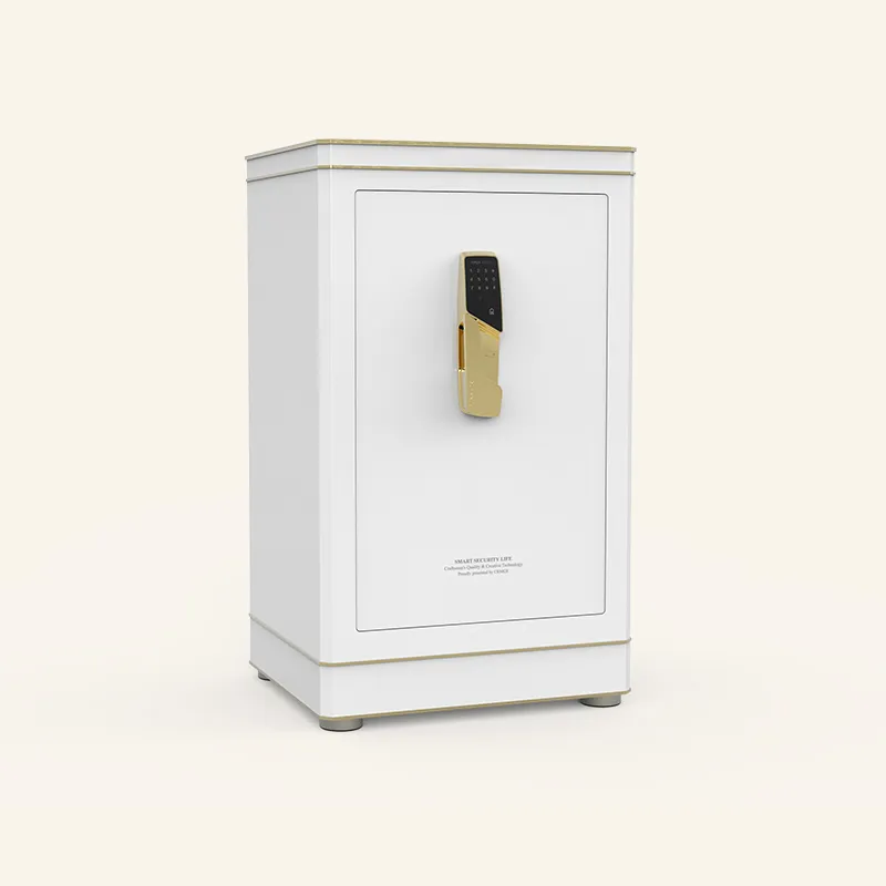 保險箱 保險櫃 指紋密碼防盜 小型家用 防盜全鋼 保險箱 智慧 床頭櫃 歷史價格詳細信息