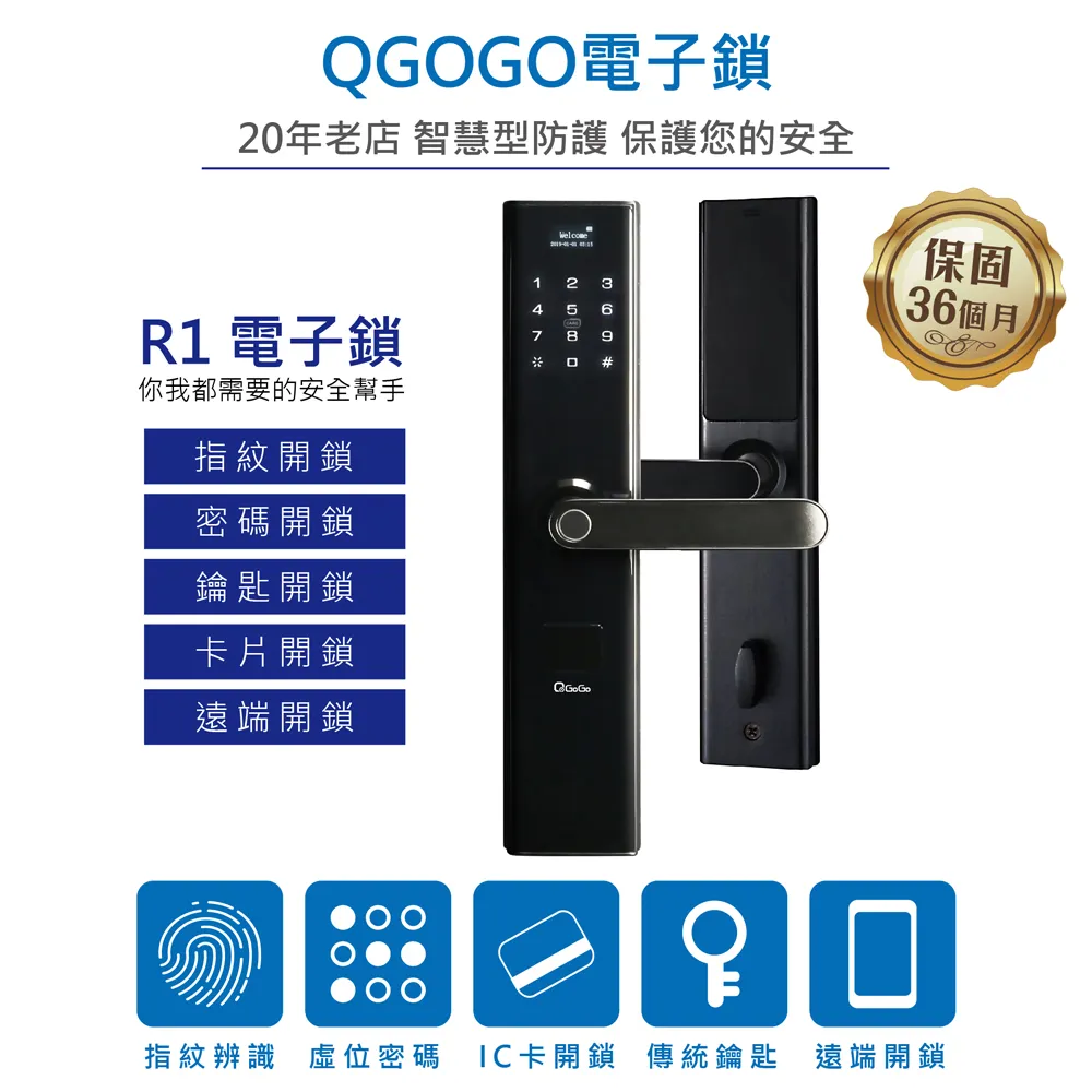 【五合一電子鎖】觸控式密碼鎖 密碼/鑰匙/卡片/指紋/手機開鎖 歷史價格詳細信息