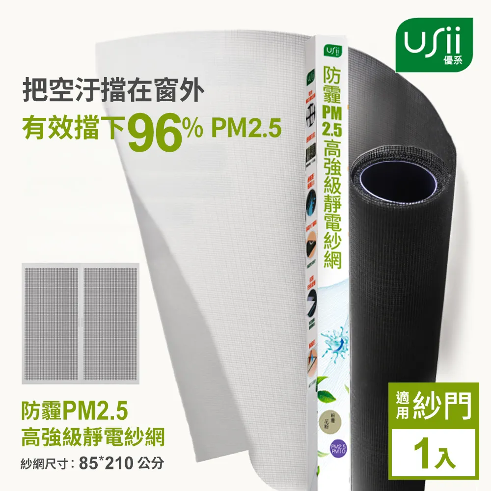 Usii 防霾PM2.5濾淨紗窗網(窗用)-85x110cm-2入組 歷史價格詳細信息