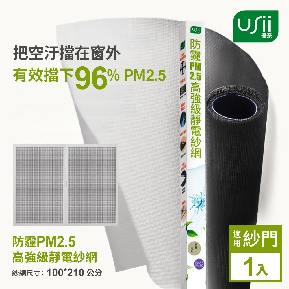 Usii 防霾PM2.5濾淨紗窗網(窗用)-85x110cm-2入組 歷史價格詳細信息