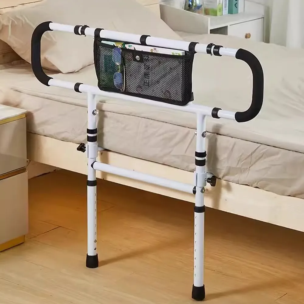 床邊扶手老人起床輔助器扶手欄 起身器老年人家 床上護欄助力架 歷史價格詳細信息