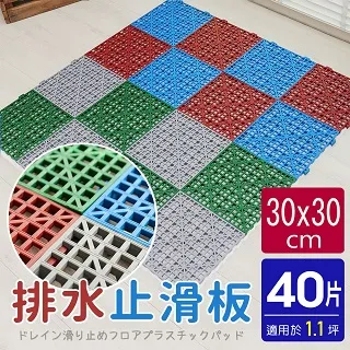 卡扣式多功能防滑板/止滑板/排水板(4片裝-適用0.1坪) 歷史價格詳細信息