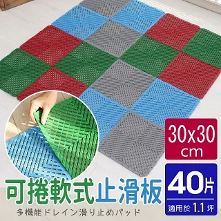 可捲嵌套式多功能防滑板/止滑板/排水板(4片裝-適用0.1坪) 歷史價格詳細信息