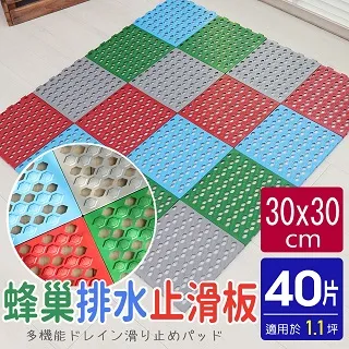 蜂巢造型多功能防霉防滑板/止滑板/排水板(4片裝-適用0.1坪) 歷史價格詳細信息