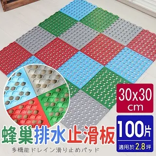 蜂巢造型多功能防霉防滑板/止滑板/排水板(4片裝-適用0.1坪) 歷史價格詳細信息