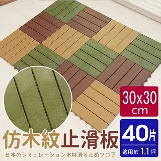 仿木紋造型防滑板/止滑板/排水板(4片裝-適用0.1坪) 歷史價格詳細信息