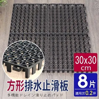 方形耐重置物板/防滑板/止滑板/排水板(4片裝-適用0.1坪)-灰色 歷史價格詳細信息