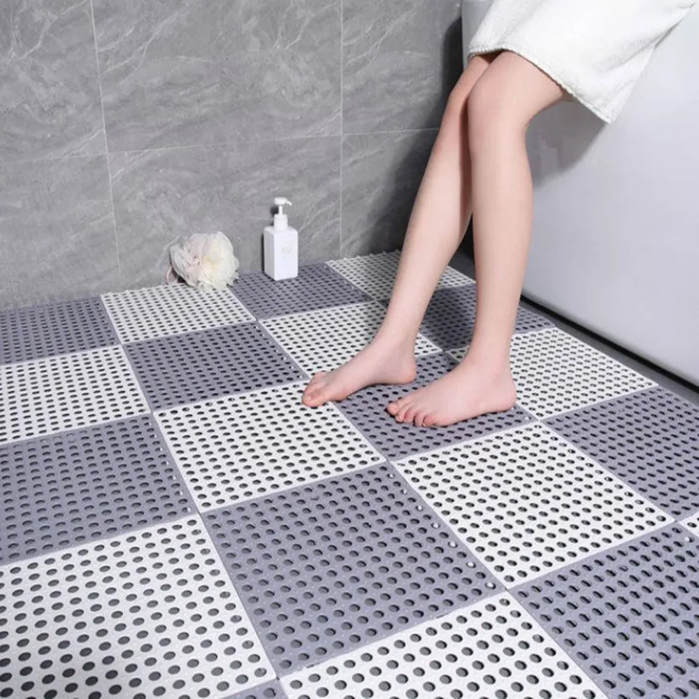 防滑墊 拼接地墊 30x30 浴室防滑墊 浴室地墊 廁所踏墊 防滑墊 止滑墊 腳墊 地墊 黃藍綠白粉灰 歷史價格詳細信息