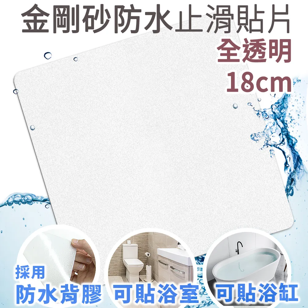 Echain Tech 熊掌 金鋼砂防滑貼片 (1包6片)-全透明(止滑貼片/浴室貼/磁磚貼) 歷史價格詳細信息