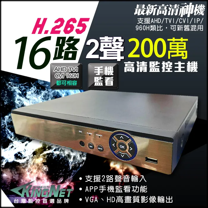 16路監控主機 人臉偵測 500萬 5MP 手機遠端 歷史價格詳細信息