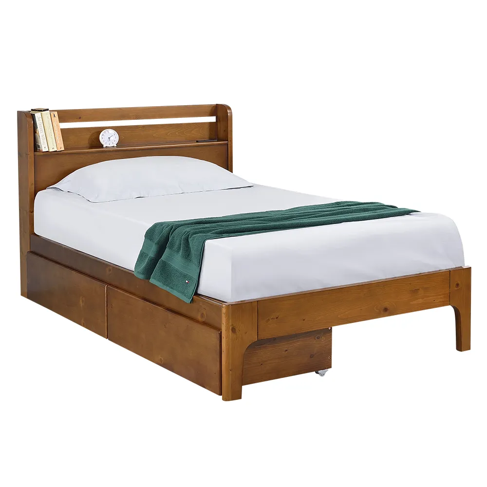 Boden-奧尼5.3尺開放式實木衣櫃組合(三抽+二吊桿-兩色可選) 歷史價格詳細信息