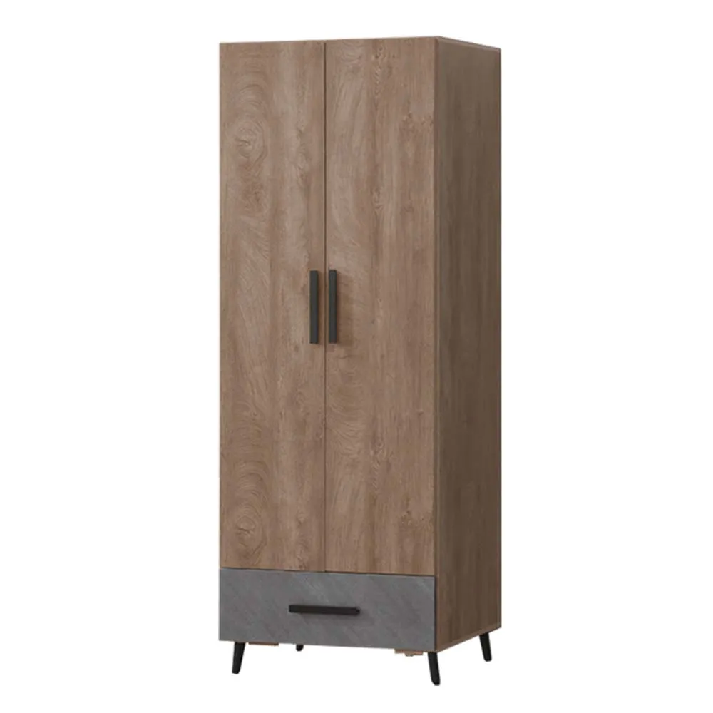 Boden-奧米2.6尺工業風二抽書桌/工作桌 歷史價格詳細信息